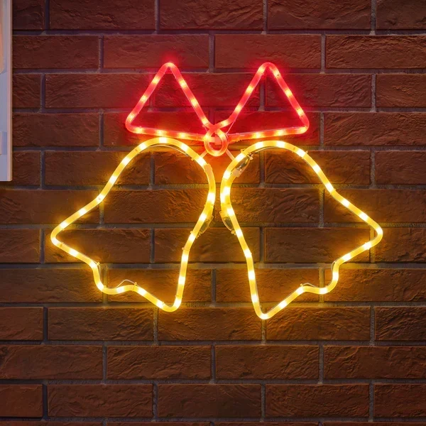 Sinos de Natal animados em LED