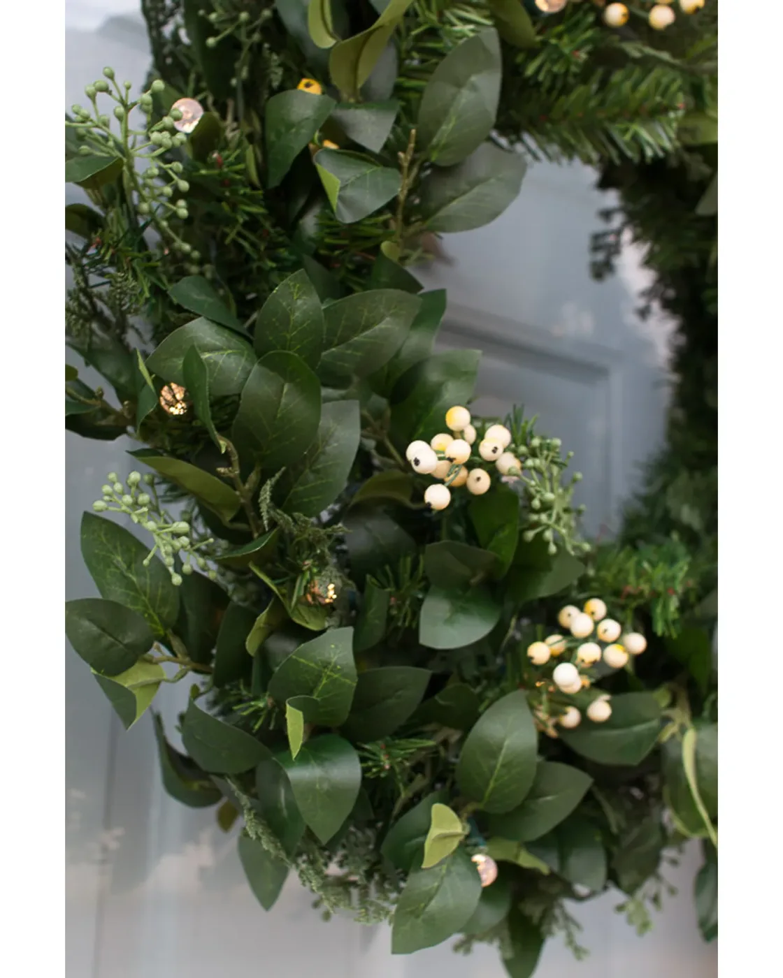 Guirlanda Verde Natural Com LED 90 cm