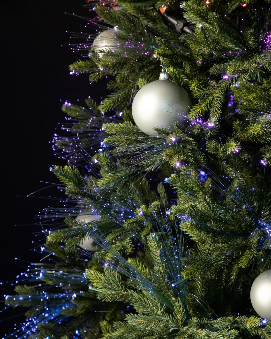 Árvore de Natal Broadway com Fibra Óptica