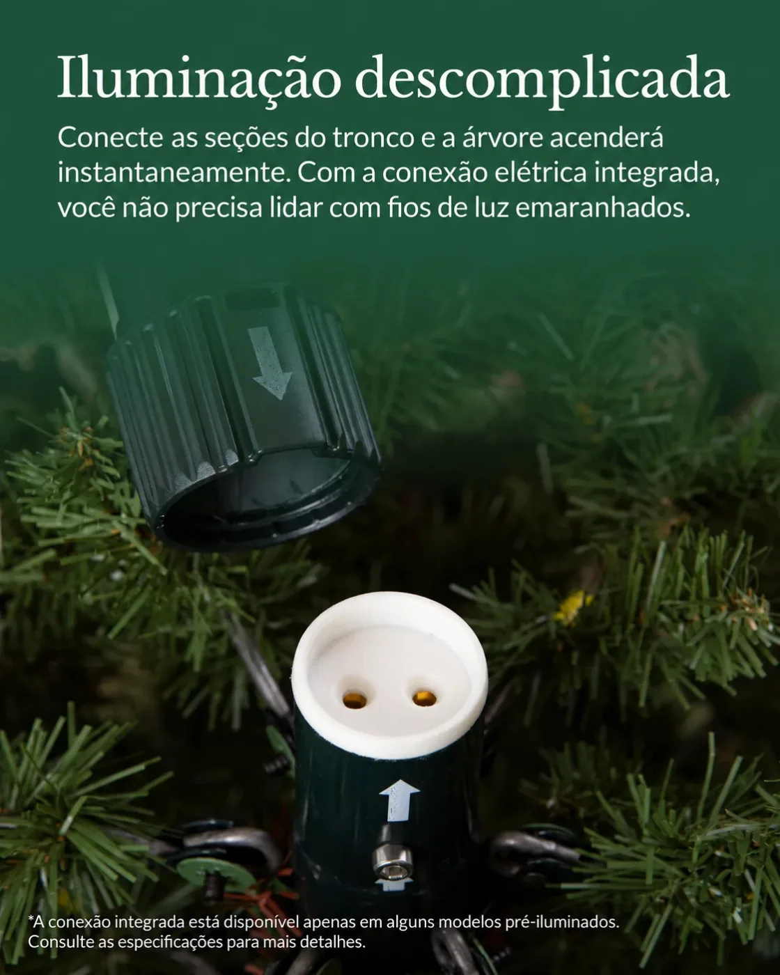 Árvore de Natal Pinheiro Açucarado Nevado